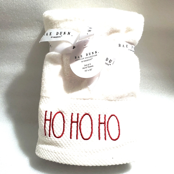 Rae Dunn Other Rae Dunn Christmas Hand Towel Set Poshmark
